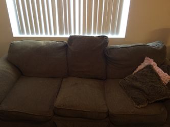 Selling both couches and end tables cheap