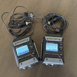 Zoom F1-LP Lavalier Body-Pack Recorder X2