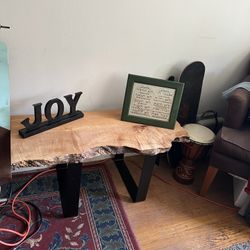 Live Edge Maple Coffee Table