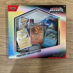 Pokemon Sealed Prismatic Evolution Poster Collection. $45 Each. Cash And Zelle Only.