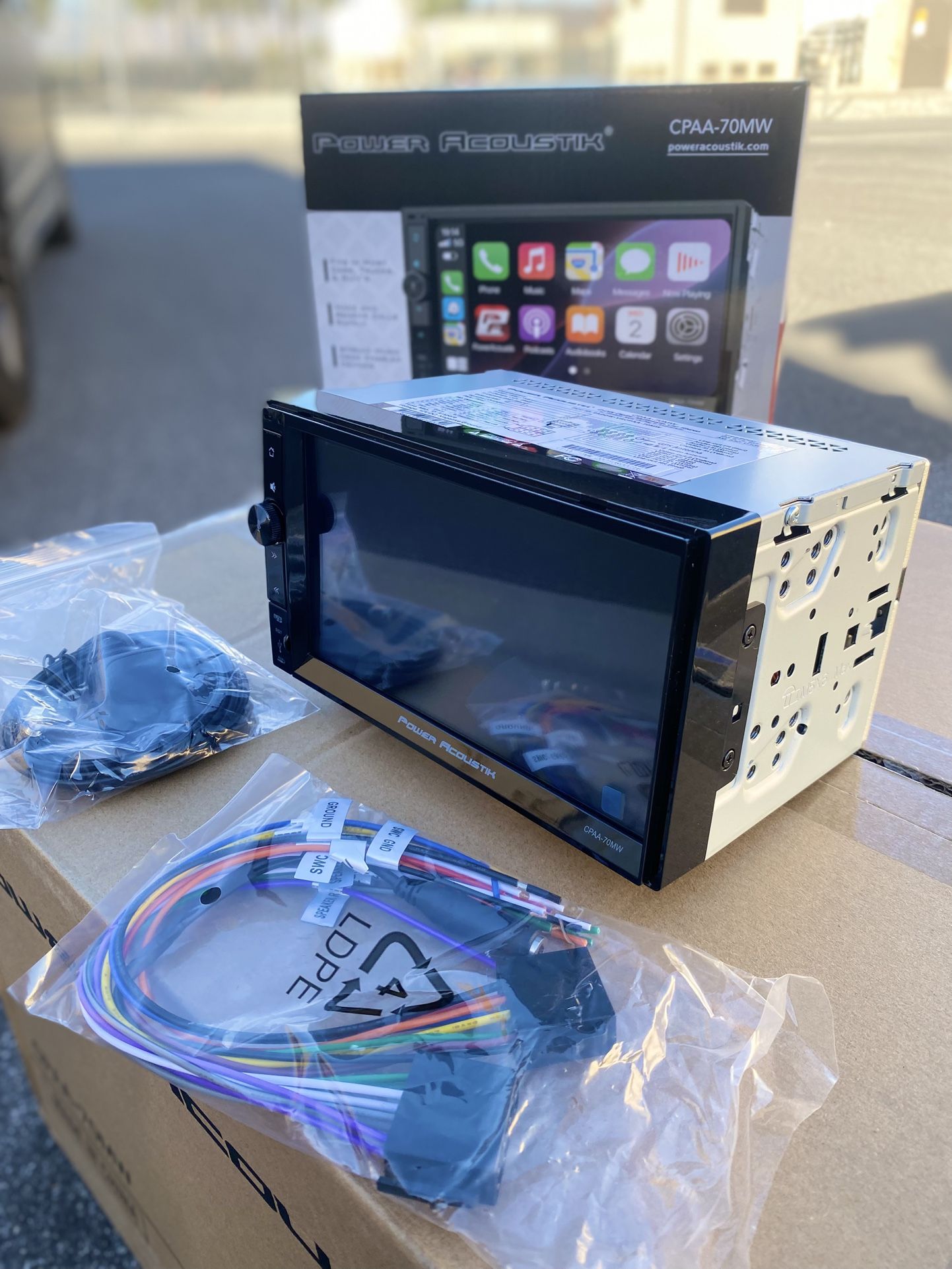 ✅New 2 DIN Digital Media Car Stereo w/ Wireless Apple CarPlay & Android Auto Bluetooth Connectivity
