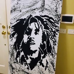 Bob Marley Handpainted Artwork 