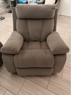 Gray recliner
