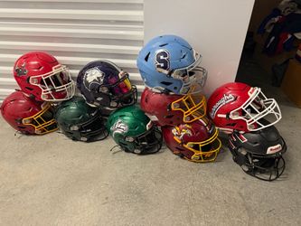 Full size football helmets