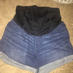 Maternity Jean Shorts