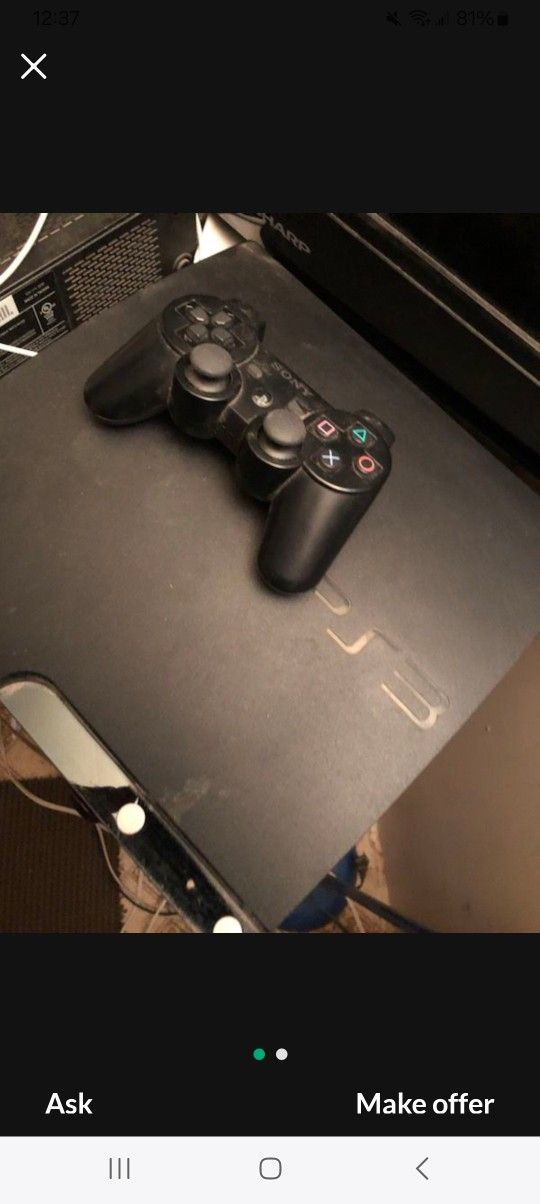 PS3 WITH 1 REMOTE