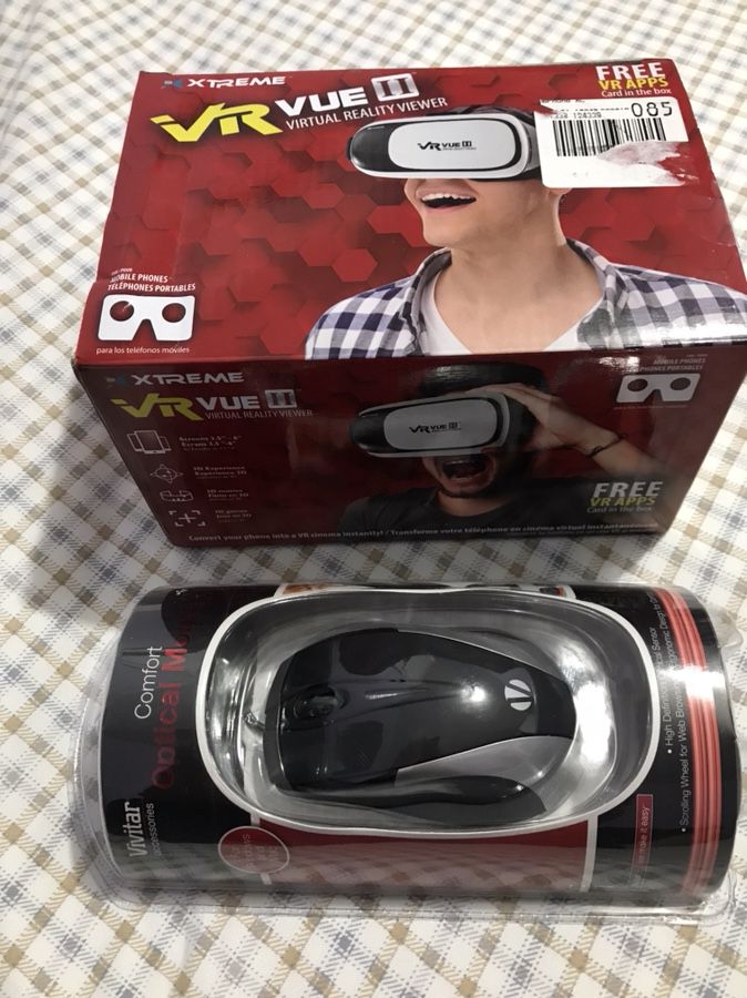 Brand new Xtreme vue II VR and optical mouse