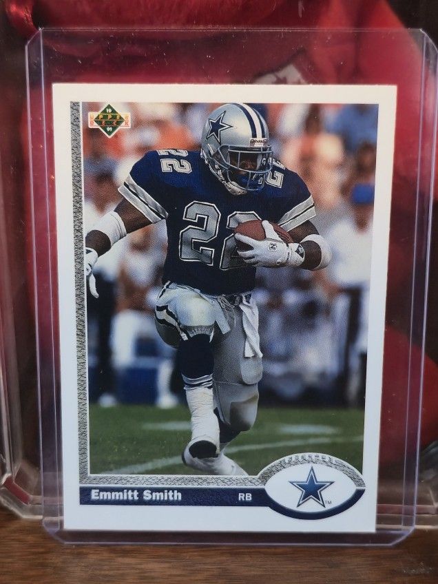 1991 Emmit Smith Upper Deck Football Card #172. Near Mint or Better.