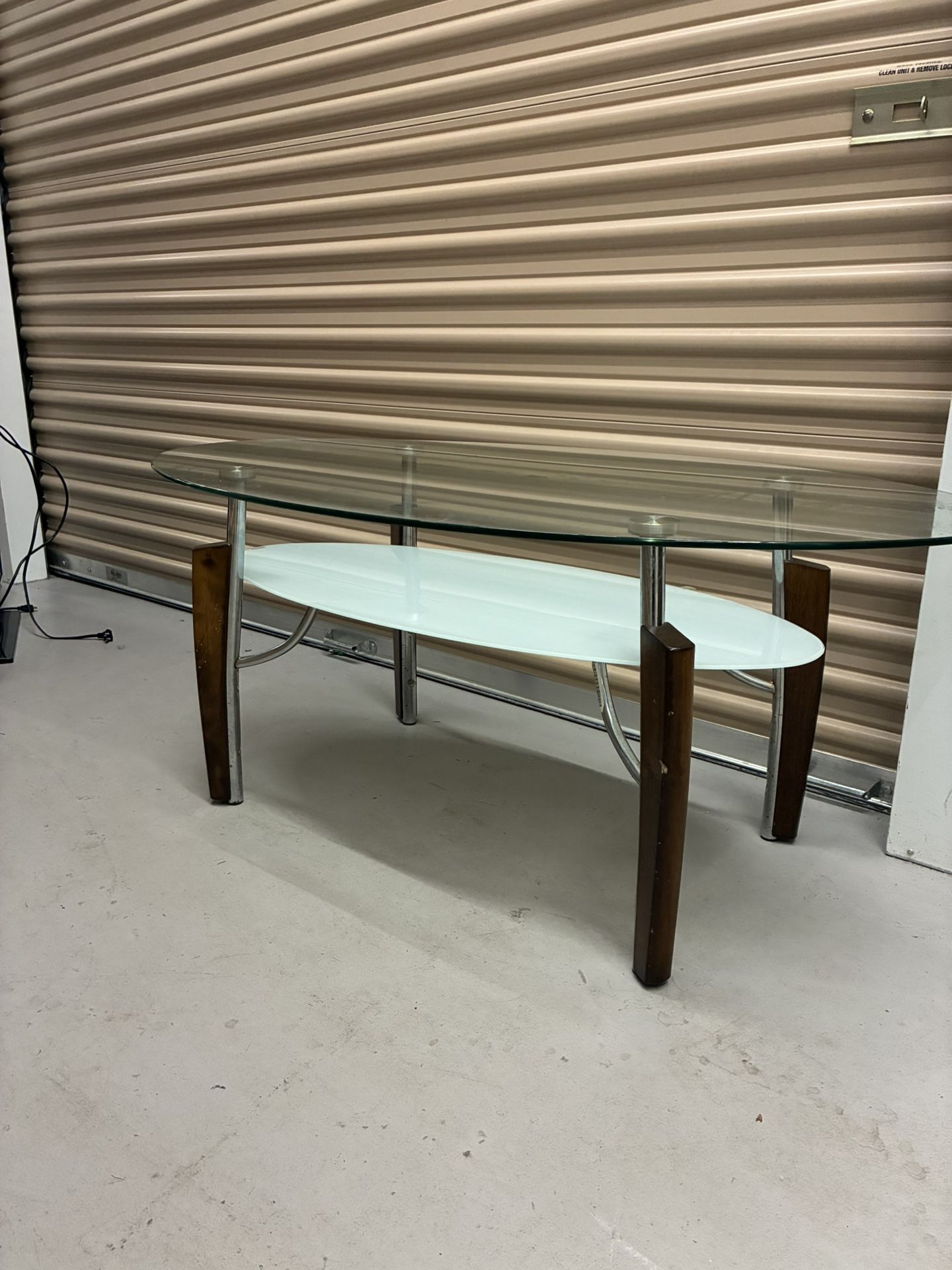 Glass Top Coffee Table
