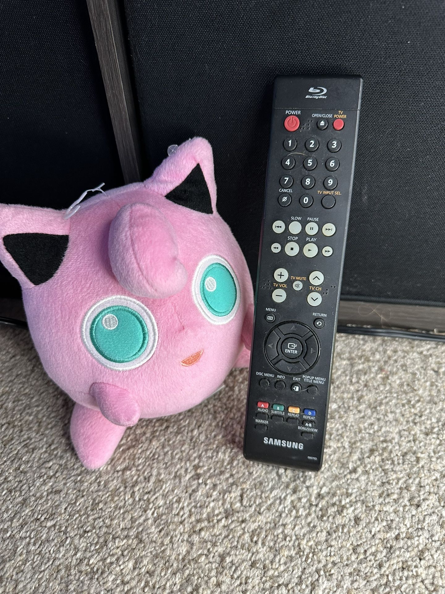 Genuine SAMSUNG 00070D Remote Control BDP1500 BDP2500 BDP2550 used