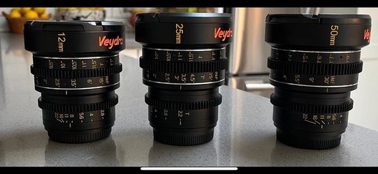 Vedrya Mini Prime Lens Set (12mm, 25mm, 50mm - t/2.2)
