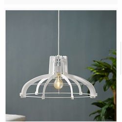 Walker Edison Furniture WE Furniture Pendant Light, White