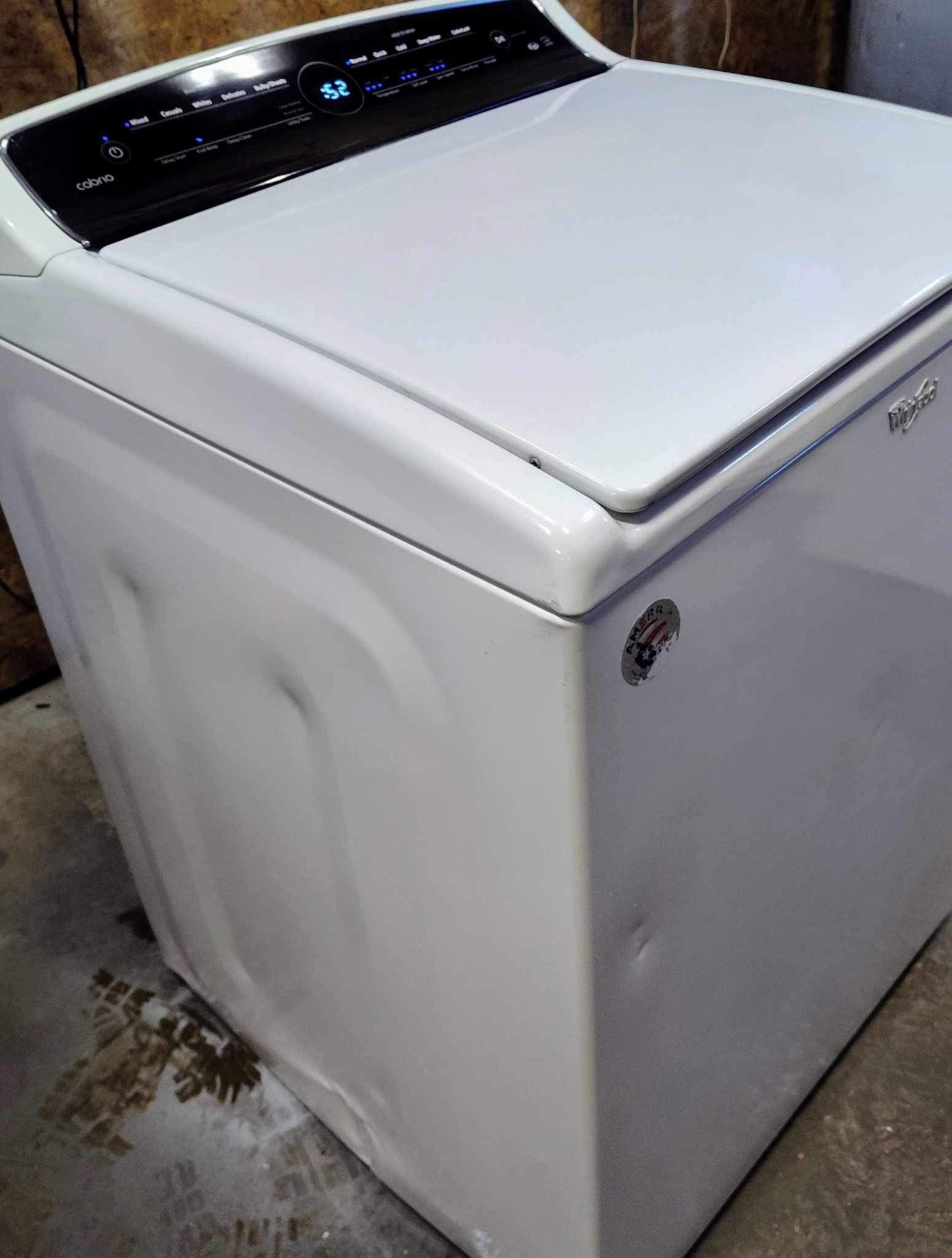 Very Nice! Whirlpool Cabrio Heavy Duty Super Capacity Washing Machine