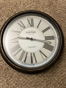 FirsTime Manufactory Wall Clock Roman Numerals