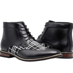 Titan04 Tweed Chukka: Plaid, Wingtips, Lace-up Oxfords.
