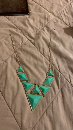 Teal Chunky Necklace