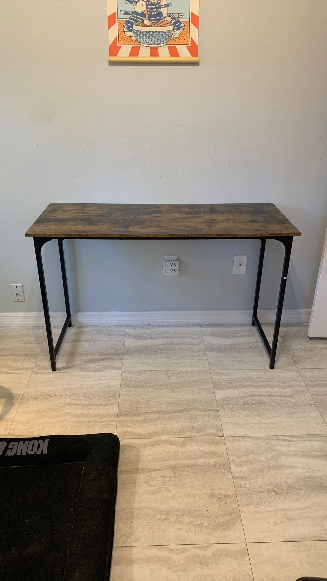 Rustic Desk With Metal Legs