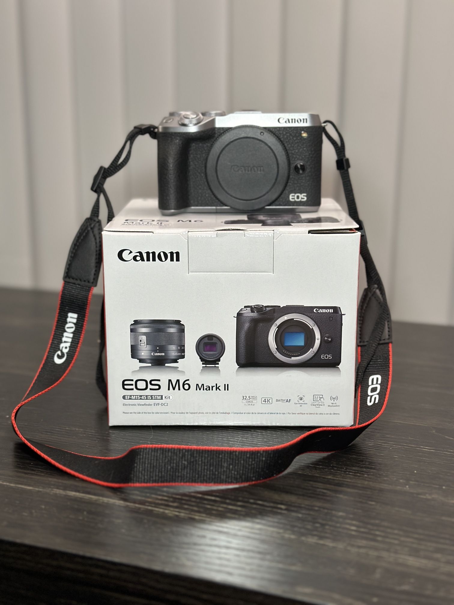 BUNDLE ‼️ Canon EOS M6 Mark II + EF-M 15-45mm LENS