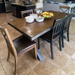 Rectangular Dining Table Set 6