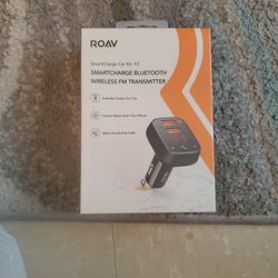 Anker Roav SmartCharge F2 Bluetooth FM Transmitter, Wireless Audio Adapter and Receiver, Car Charger with Bluetooth, Car Locator, App Support, 2 USB P
