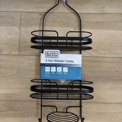 Black + Decker 3 Tier Shower Caddy