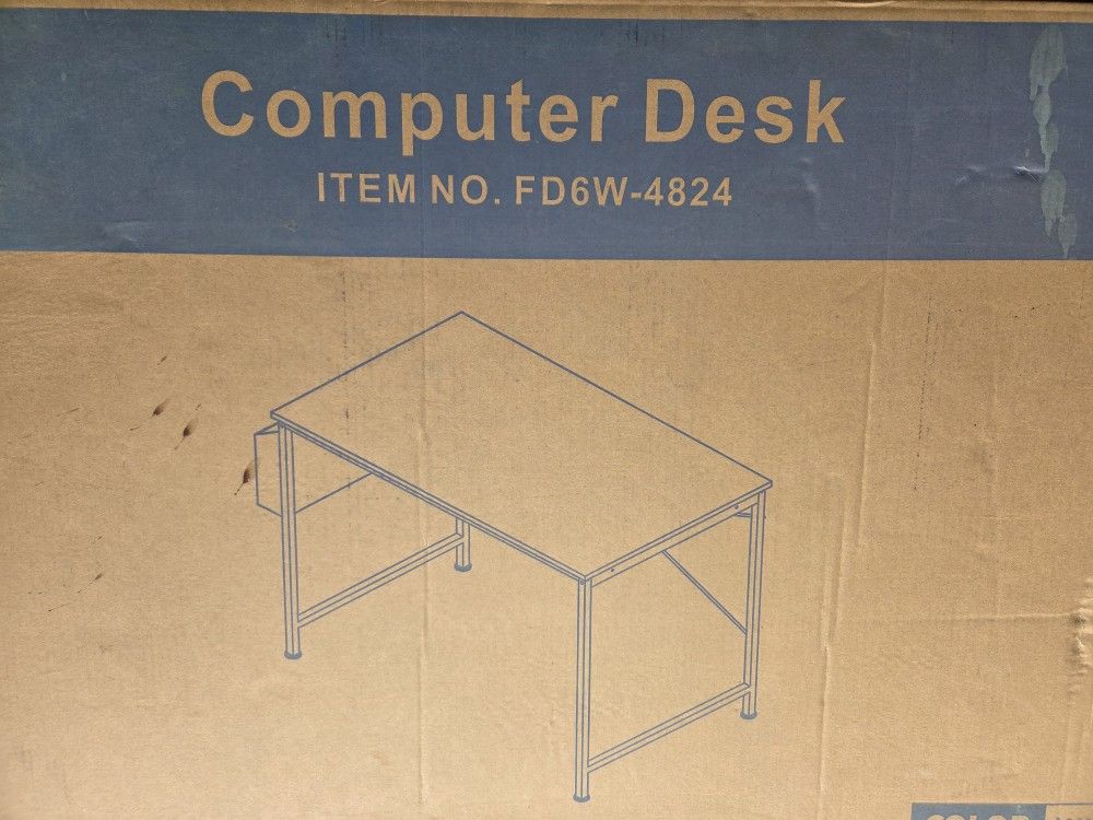 Brand New White Computer Desk