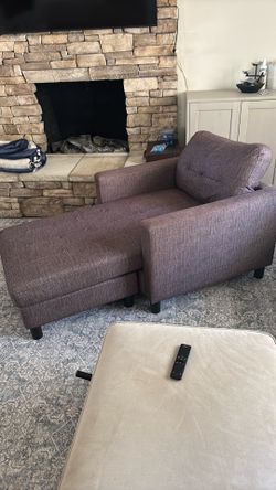 Chair upholstered lounger