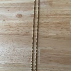 Hollow Rope Ten Karat 