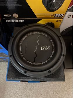 8” subwoofer