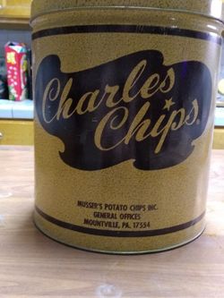 Charles Chips Can Vintage