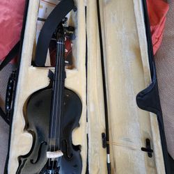 Crafteem Black Violin 4/4 Full Size 