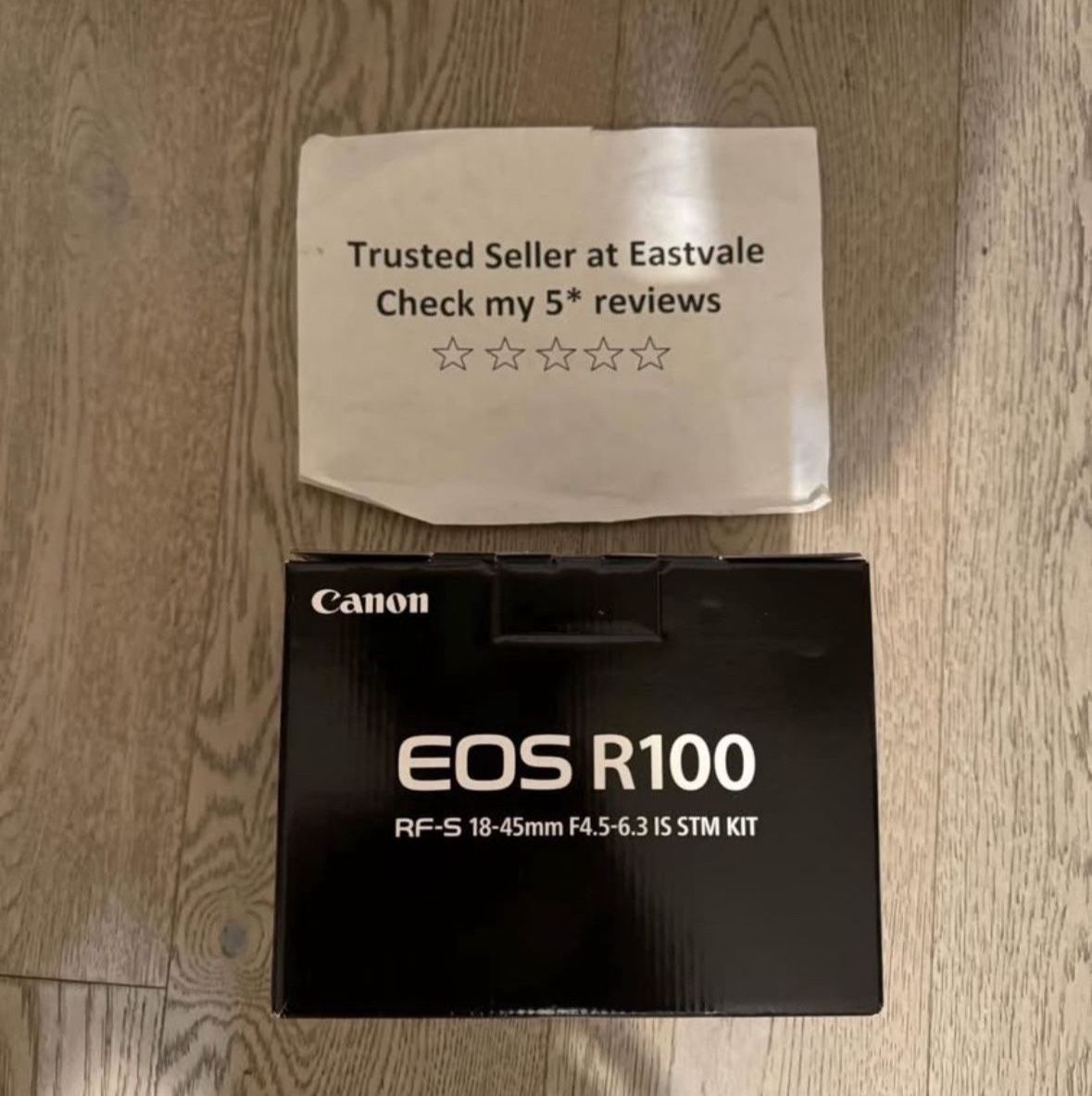 Canon EOS R100 RF-S18-45mm F4.5-6.3 is STM Lens Kit, Mirrorless Camera, RF NEW