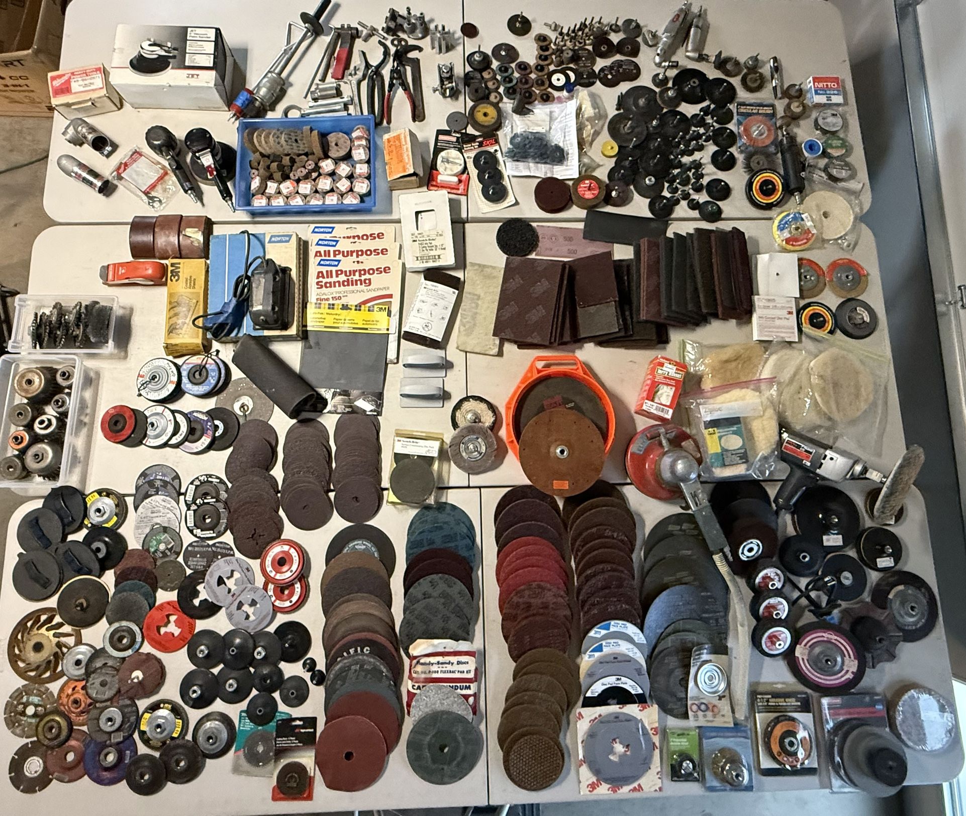Large Abrasives & Metalwork BUNDLE