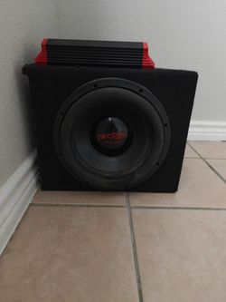 Subwoofer 10' con amplificador