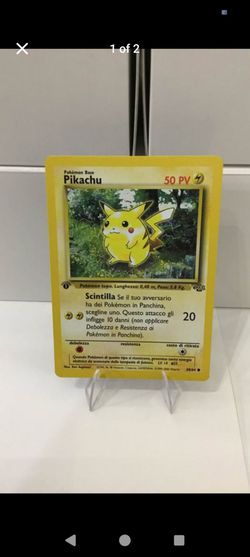 Pikachu Pokemon Jungle 1st Edition Italian