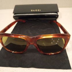 Gucci glasses Brown. They're still for sale they are not sold