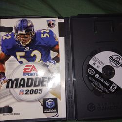 Madden 2005 GameCube Game No Cover