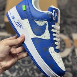 Air Force 1'07 LV8 Low BlueWhiteLV Monogram