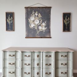 Sage green French Provincial Dresser