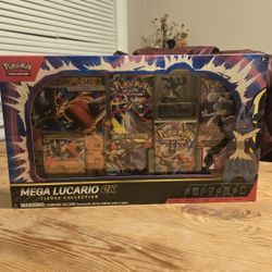 Pokemon TCG Mega Lucario ex Premium Figure Collection Box NEW/Factory Sealed