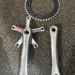 Sugino Crank Arm Set And Chain Ring