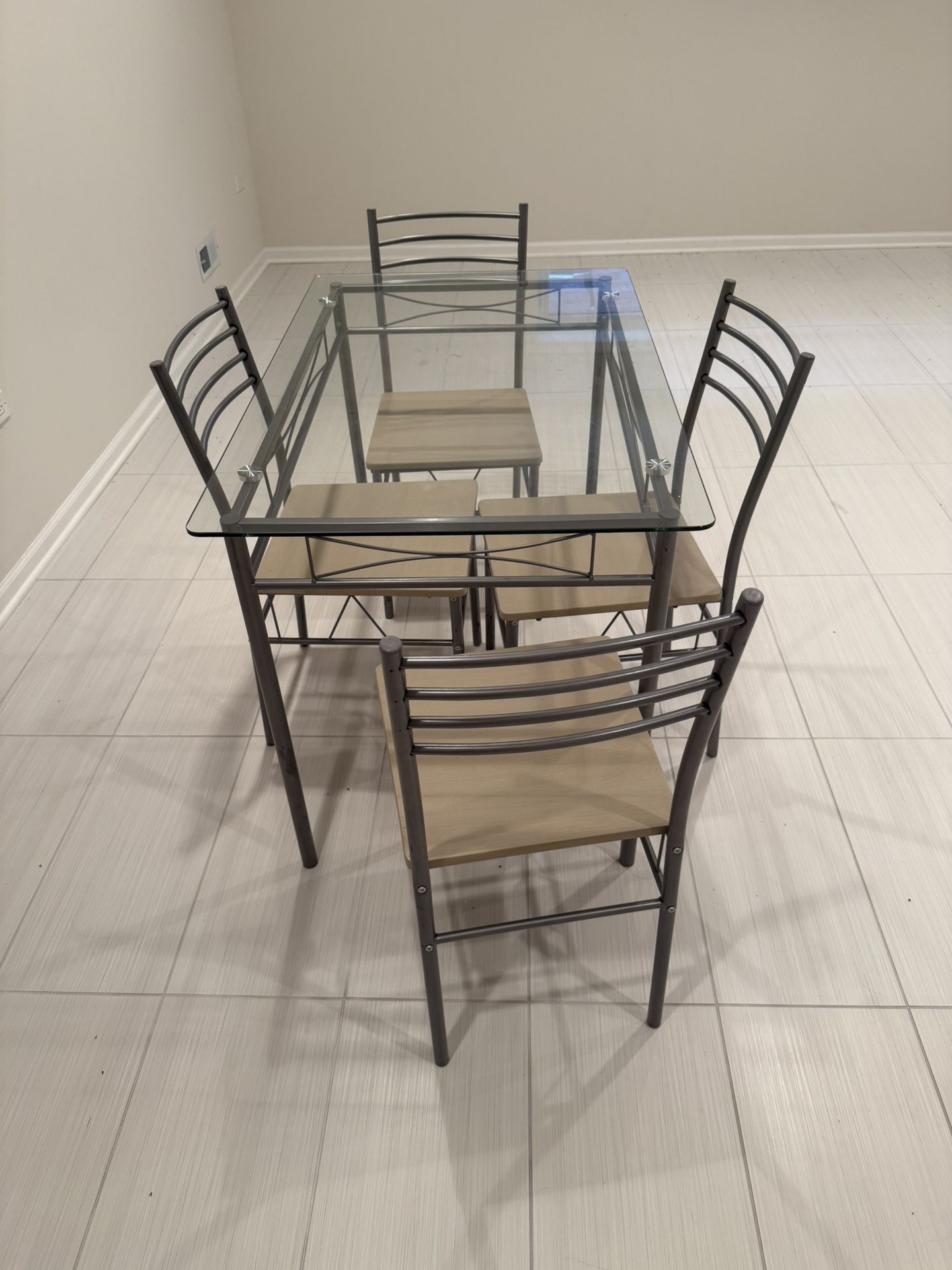 Dining Set For 4 - Includes Table and Chairs