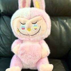 Large 19” Pink Labubu Plush