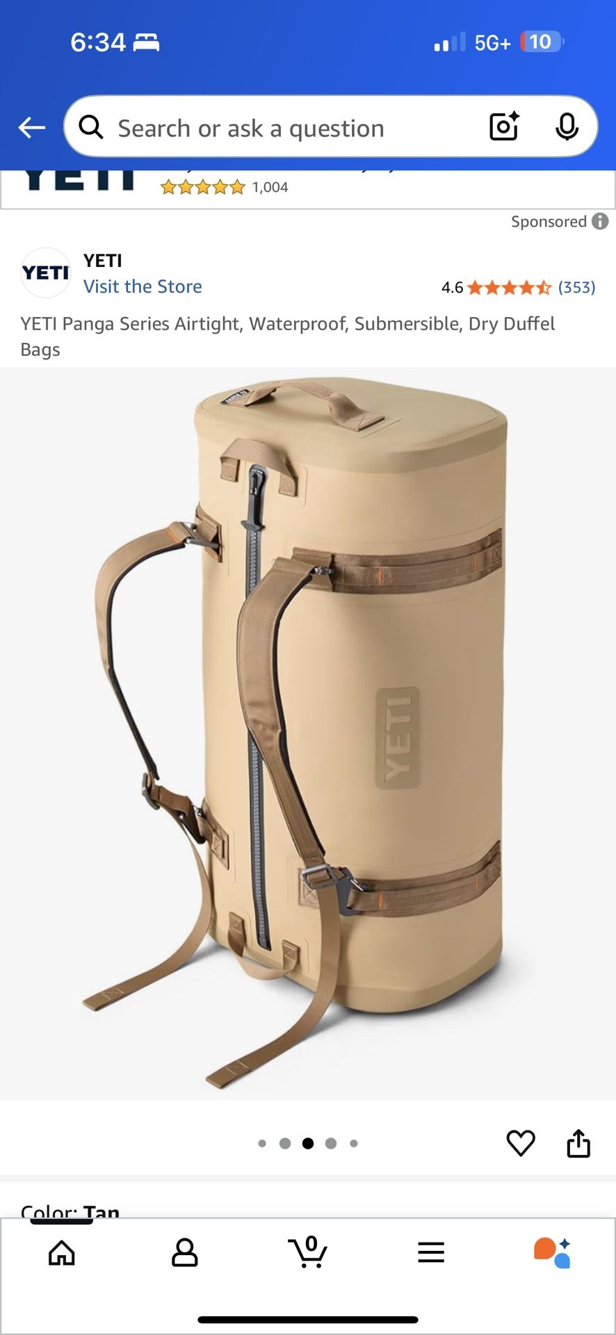 Yeti - Panga Submersible Duffel 75