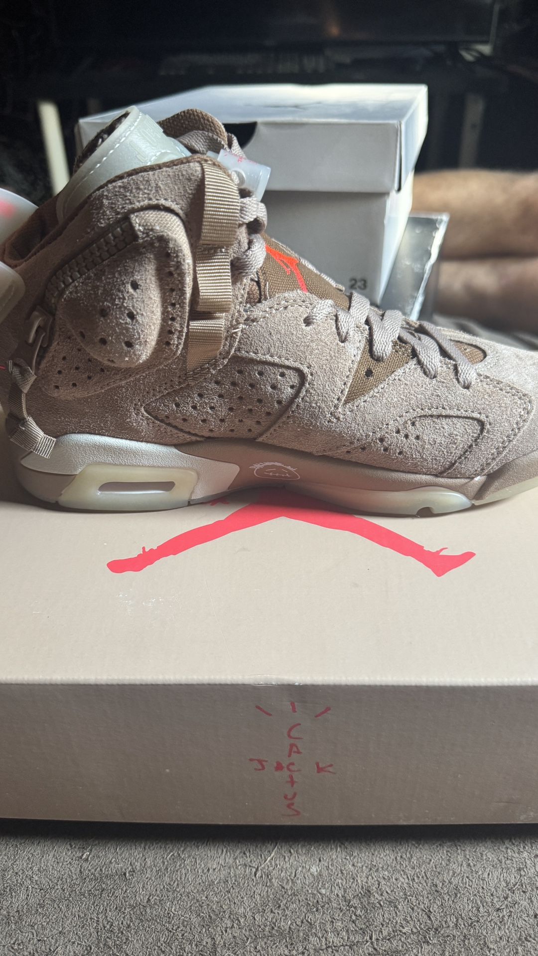 Travis Scott 6’s British Khaki