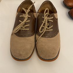 Boy Suede Dress Shoes Size 5M 