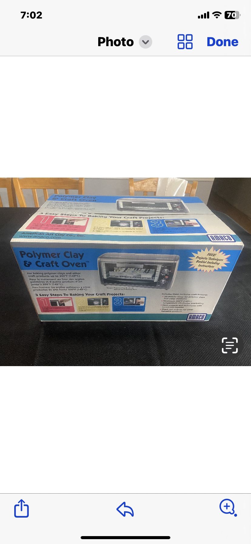 Amaco Polymer Clay Craft Oven Model #12505P - New