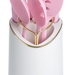 Paris Hilton 12 Piece Knife and Kitchen Utensil Set with Caddy