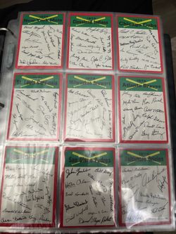 Topps baseball and Football mixed binder