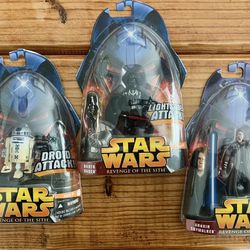  Hasbro Star Wars: Revenge of the Sith action figures